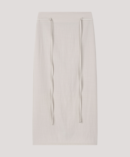 THE LILLE（ザ リル）の「Belt Long Skirt_Beige（スカート・レディース・その他・SMALL）」の2枚目の写真
