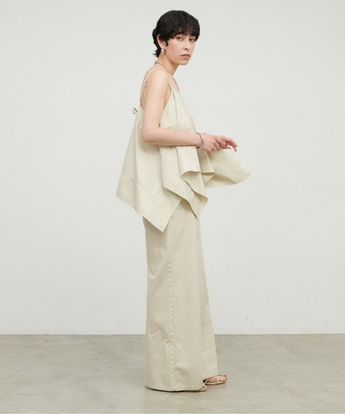 LARUTA（ラルータ）の「【LARUTA】ワイドバギーパンツ（その他パンツ・レディース・ピンク/ライトベージュ・MEDIUM/LARGE）」の5枚目の写真