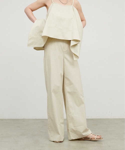 LARUTA（ラルータ）の「【LARUTA】ワイドバギーパンツ（その他パンツ・レディース・ピンク/ライトベージュ・MEDIUM/LARGE）」の3枚目の写真
