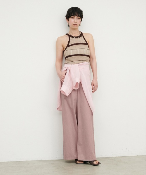 LARUTA（ラルータ）の「【LARUTA】ワイドバギーパンツ（その他パンツ・レディース・ピンク/ライトベージュ・MEDIUM/LARGE）」の12枚目の写真
