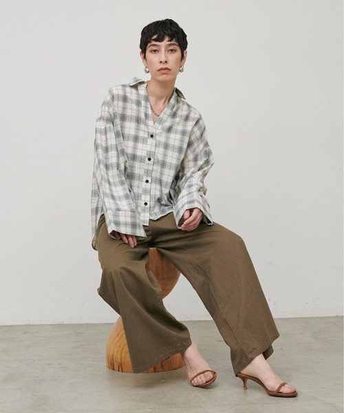 LARUTA(ラルータ)の「【LARUTA】ワイドバギーパンツ(その他パンツ・レディース・ピンク/ライトベージュ・MEDIUM/LARGE)」の18枚目の写真
