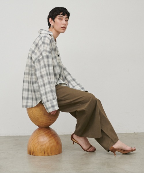 LARUTA(ラルータ)の「【LARUTA】ワイドバギーパンツ(その他パンツ・レディース・ピンク/ライトベージュ・MEDIUM/LARGE)」の19枚目の写真