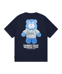SUMMER TEDDY SEOUL TOUR TEE navy