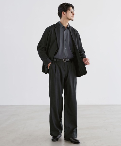 LIL VENDARS(リルヴェンダース)の「Buyer's Select /【セットアップ 2点セット】【防シワ】ウール混シングルテーラードジャケット+2タックストレートパンツ(セットアップ・メンズ・ブラック/チャコール/ブラウン・L/M/S/XL)」の13枚目の写真