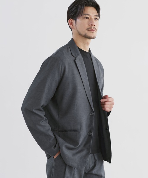 LIL VENDARS(リルヴェンダース)の「Buyer's Select /【セットアップ 2点セット】【防シワ】ウール混シングルテーラードジャケット+2タックストレートパンツ(セットアップ・メンズ・ブラック/チャコール/ブラウン・L/M/S/XL)」の20枚目の写真