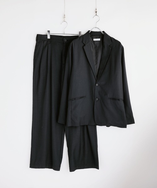 LIL VENDARS(リルヴェンダース)の「Buyer's Select /【セットアップ 2点セット】【防シワ】ウール混シングルテーラードジャケット+2タックストレートパンツ(セットアップ・メンズ・ブラック/チャコール/ブラウン・L/M/S/XL)」の11枚目の写真