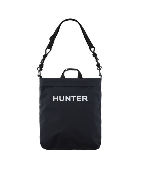 HUNTER(ハンター)の「トラベル マルチファンクション パッカブル トート(トートバッグ・レディース・ブラック×シルバー・ONESIZE)」の3枚目の写真