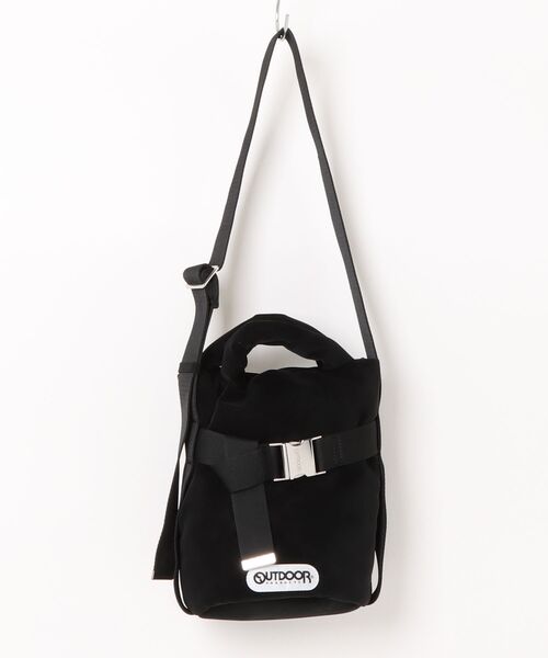 OUTDOOR PRODUCTS(アウトドアプロダクツ)の「【OUTDOOR PRODUCTS / アウトドアプロダクツ】2way Belt Tote Bag / ヌバック ベルトミニトートバッグ(トートバッグ・メンズ・ブラック/ベージュ/グレー・FREE)」の1枚目の写真