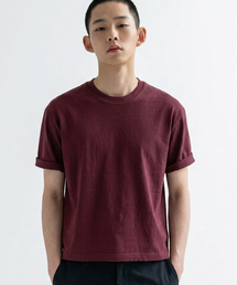 VANNWORKS（バンワークス）の「クロップ半袖Tシャツ (VS0300) バーガンディ（Tシャツ/カットソー）」