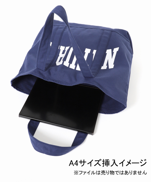 AP STUDIO(エーピーストゥディオ)の「【Museum of Peace & Quiet】NATURAL BOAT TOTE BAG(トートバッグ・レディース・ネイビー・FREE)」の16枚目の写真