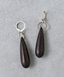 BEARDSLEY | 《Helena Rohner》ウッドドロップピアス(ピアス(両耳用))