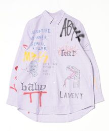 guernika/ゲルニカ/Paint Oxford Shirt
