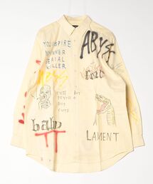guernika/ゲルニカ/Paint Oxford Shirt
