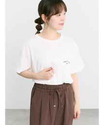 【オーガニックコットン】刺繍ロゴTシャツ