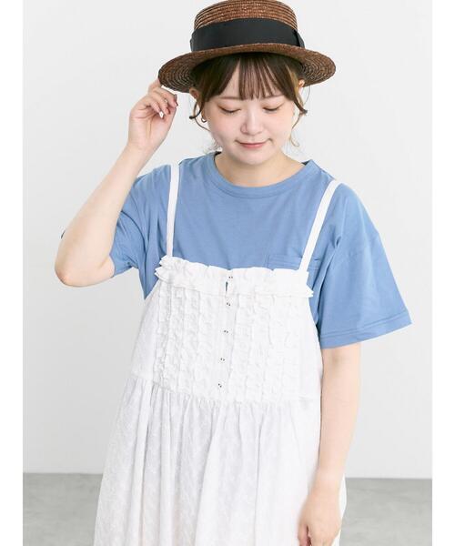 セール】【オーガニックコットン】刺繍ロゴTシャツ（Tシャツ