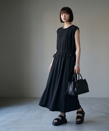 STYLE DELI | 【BLK001】さらっと落ち感カットソーワンピース(ワンピース)