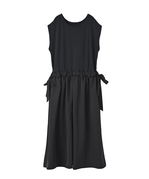 STYLE DELI（スタイルデリ）の「【BLK001】さらっと落ち感カットソーワンピース（ワンピース・レディース・ブラック・FREE）」の7枚目の写真