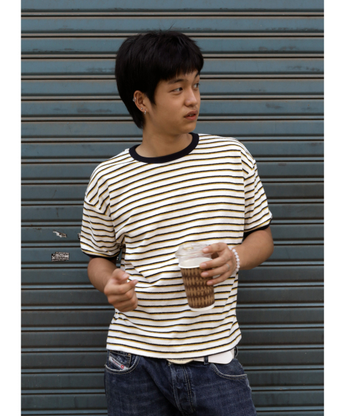 TWOSPC(トゥースペイス)の「テリーリンガーTシャツ(Tシャツ/カットソー・レディース・その他・0/1/2)」の3枚目の写真