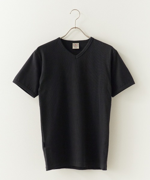 Chick｜チックのTシャツ/カットソー（ブラック/黒色系・Vネック）通販