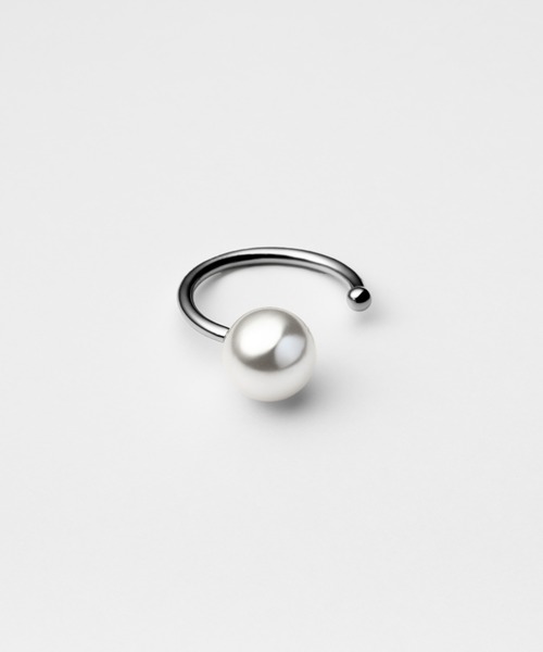 UNITED JEWELS-ef-(ユナイテッドジュエルズイフ)の「Sing Pearl Free Size Ring(リング・レディース・イエローゴールド/シルバー・FREE)」の7枚目の写真
