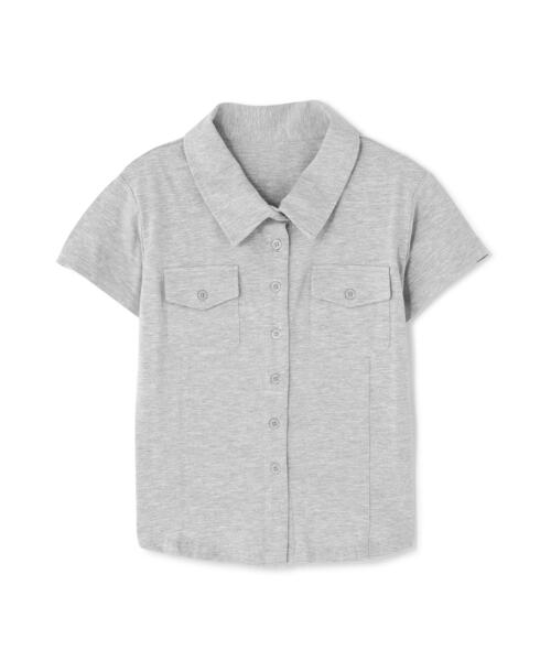 FREE'S MART（フリーズマート）の「コンパクトシャツカットソー（Tシャツ/カットソー・レディース・ピンク/ホワイト/グレー・FREE）」の4枚目の写真