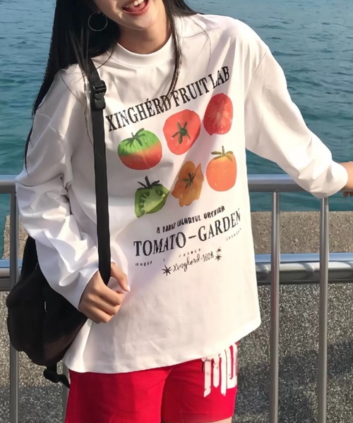 Sibra（シブラ）の「【-5kg】レトロポップグラフィックロンT（Tシャツ/カットソー・レディース・ホワイト/ホワイト系その他・M）」の21枚目の写真