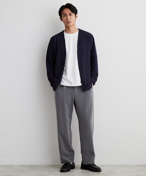 THE SHOP TK (ザ ショップ ティーケー )の「【防シワ/2WAYストレッチ】 リラックス セミワイド イージーパンツ(その他パンツ・メンズ・グレー/オリーブ/ブラック/ベージュ・03/02/04/01)」の14枚目の写真