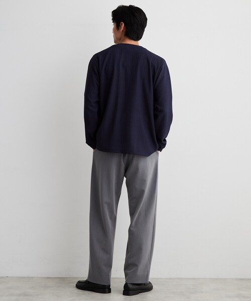 THE SHOP TK (ザ ショップ ティーケー )の「【防シワ/2WAYストレッチ】 リラックス セミワイド イージーパンツ(その他パンツ・メンズ・グレー/オリーブ/ブラック/ベージュ・03/02/04/01)」の15枚目の写真