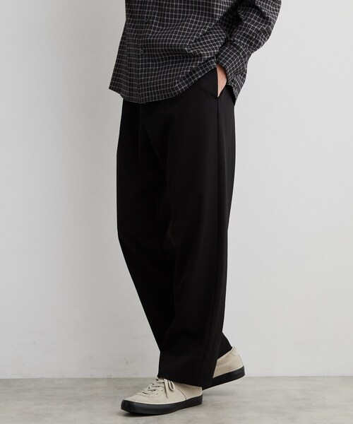 THE SHOP TK (ザ ショップ ティーケー )の「【防シワ/2WAYストレッチ】 リラックス セミワイド イージーパンツ(その他パンツ・メンズ・グレー/オリーブ/ブラック/ベージュ・03/02/04/01)」の17枚目の写真