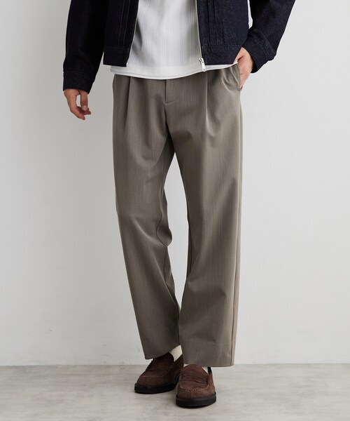 THE SHOP TK (ザ ショップ ティーケー )の「【防シワ/2WAYストレッチ】 リラックス セミワイド イージーパンツ(その他パンツ・メンズ・グレー/オリーブ/ブラック/ベージュ・03/02/04/01)」の9枚目の写真