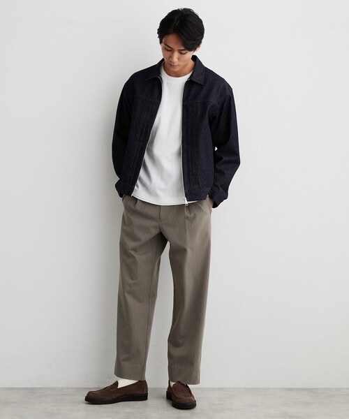 THE SHOP TK (ザ ショップ ティーケー )の「【防シワ/2WAYストレッチ】 リラックス セミワイド イージーパンツ(その他パンツ・メンズ・グレー/オリーブ/ブラック/ベージュ・03/02/04/01)」の10枚目の写真