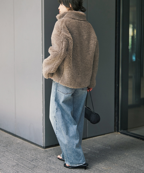 Spick & Span(スピックアンドスパン)の「TICCA / ティッカ WOOLファーブルゾン(その他アウター・レディース・ブラウン系その他・FREE)」の17枚目の写真