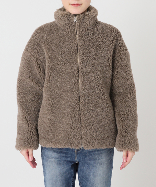 Spick & Span(スピックアンドスパン)の「TICCA / ティッカ WOOLファーブルゾン(その他アウター・レディース・ブラウン系その他・FREE)」の7枚目の写真