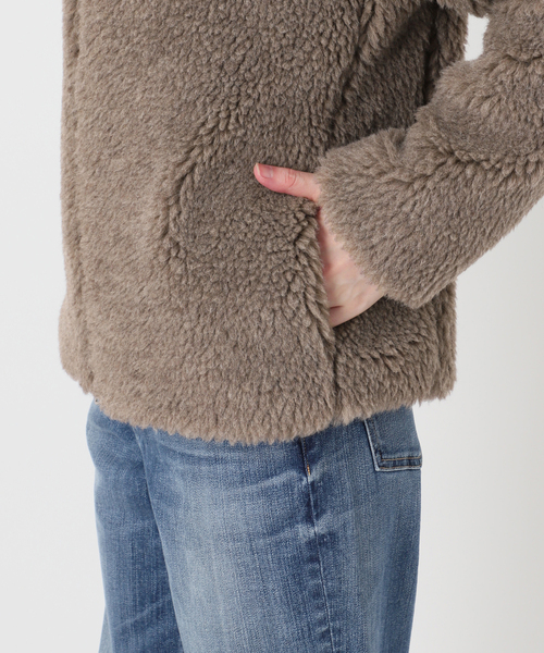Spick & Span(スピックアンドスパン)の「TICCA / ティッカ WOOLファーブルゾン(その他アウター・レディース・ブラウン系その他・FREE)」の12枚目の写真