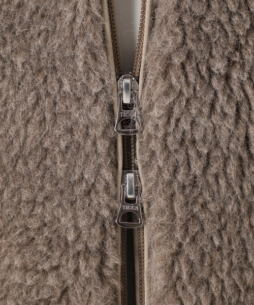 Spick & Span(スピックアンドスパン)の「TICCA / ティッカ WOOLファーブルゾン(その他アウター・レディース・ブラウン系その他・FREE)」の4枚目の写真