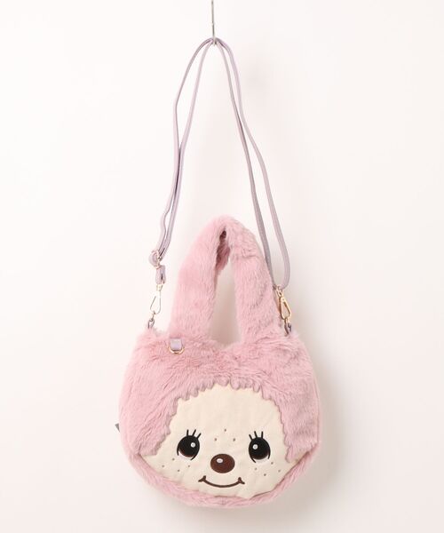 SALON de RUBAN（サロンドルヴァン）の「【SALON de RUBAN / サロン ド ルヴァン】 モンチッチ 2wayハンドバッグ（ハンドバッグ・レディース・ベージュ系その他/ピンク/ブラウン系その他/ブラウン・FREE）」の4枚目の写真