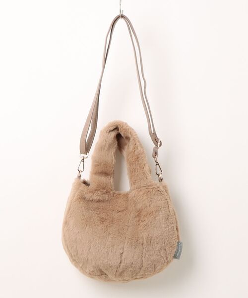 SALON de RUBAN（サロンドルヴァン）の「【SALON de RUBAN / サロン ド ルヴァン】 モンチッチ 2wayハンドバッグ（ハンドバッグ・レディース・ベージュ系その他/ピンク/ブラウン系その他/ブラウン・FREE）」の5枚目の写真
