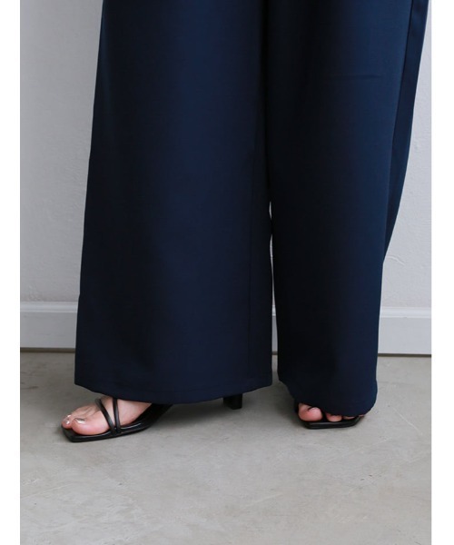 fifth（フィフス）の「ジョーゼットメニータックカラーパンツ（その他パンツ・レディース・ネイビー/ブラウン/イエロー・M）」の18枚目の写真