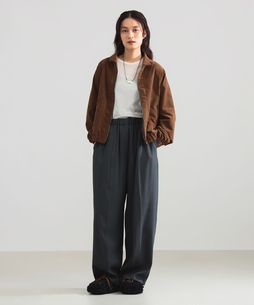 Demi-Luxe BEAMS(デミルクス ビームス)の「イージー バレル パンツ(その他パンツ・レディース・チャコールグレー/ブラウン・38/36)」の15枚目の写真