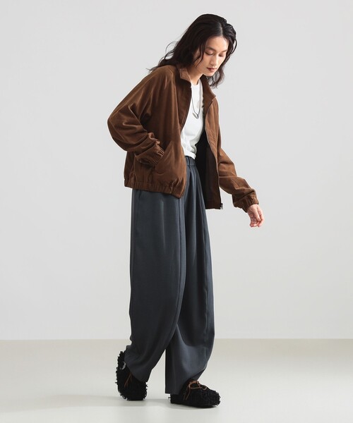 Demi-Luxe BEAMS(デミルクス ビームス)の「イージー バレル パンツ(その他パンツ・レディース・チャコールグレー/ブラウン・38/36)」の16枚目の写真