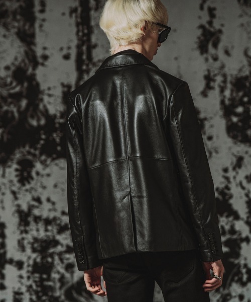 NO ID.（ノーアイディ）の「mj11861- ｼｰﾌﾟﾚｻﾞｰｴｯｼﾞ1B-JKT テーラードジャケット(859030-558L)（テーラードジャケット・メンズ・ブラック・1/2）」の5枚目の写真