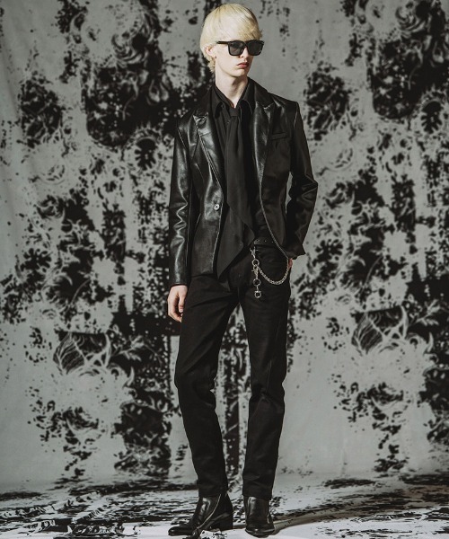 NO ID.（ノーアイディ）の「mj11861- ｼｰﾌﾟﾚｻﾞｰｴｯｼﾞ1B-JKT テーラードジャケット(859030-558L)（テーラードジャケット・メンズ・ブラック・1/2）」の6枚目の写真