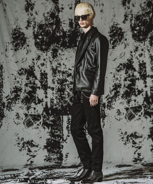 NO ID.（ノーアイディ）の「mj11861- ｼｰﾌﾟﾚｻﾞｰｴｯｼﾞ1B-JKT テーラードジャケット(859030-558L)（テーラードジャケット・メンズ・ブラック・1/2）」の8枚目の写真