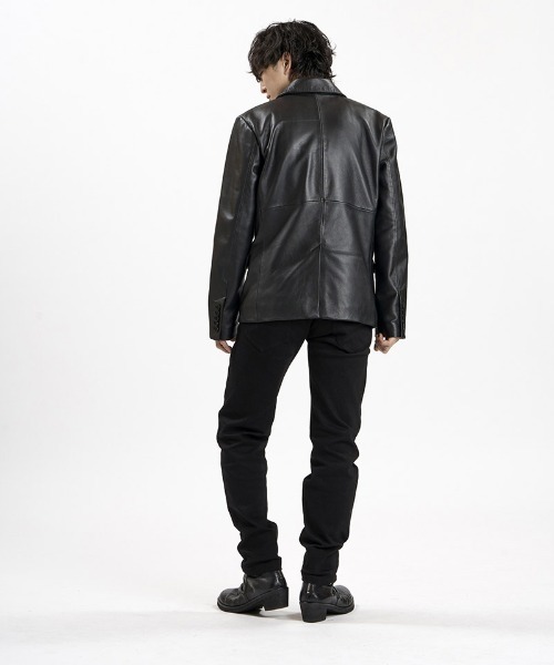 NO ID.（ノーアイディ）の「mj11861- ｼｰﾌﾟﾚｻﾞｰｴｯｼﾞ1B-JKT テーラードジャケット(859030-558L)（テーラードジャケット・メンズ・ブラック・1/2）」の17枚目の写真