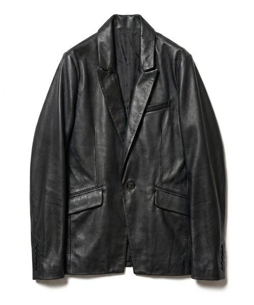 NO ID.（ノーアイディ）の「mj11861- ｼｰﾌﾟﾚｻﾞｰｴｯｼﾞ1B-JKT テーラードジャケット(859030-558L)（テーラードジャケット・メンズ・ブラック・1/2）」の18枚目の写真