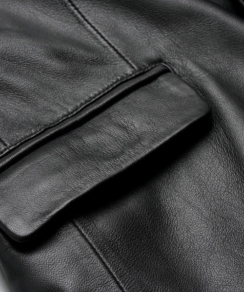 NO ID.（ノーアイディ）の「mj11861- ｼｰﾌﾟﾚｻﾞｰｴｯｼﾞ1B-JKT テーラードジャケット(859030-558L)（テーラードジャケット・メンズ・ブラック・1/2）」の22枚目の写真