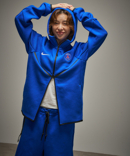 NIKE(ナイキ)の「【NIKE / ナイキ】PSG M NK TCH FLC FZ WR HOODIE(パーカー・メンズ・ネイビー・LARGE/X-LARGE/XX-LARGE/SMALL/MEDIUM)」の12枚目の写真