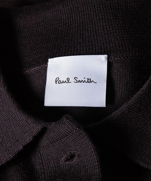 Paul Smith（ポールスミス）の「フラワーエンブロイダリー 長袖ニットポロシャツ / 265254 KN199（ニット/セーター・レディース・オフホワイト/ダークブラウン・MEDIUM）」の15枚目の写真