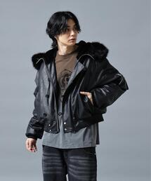 DANKE SCHON（ダンケシェーン）の「DankeSchon/ダンケシェーン/FAUX LEATHER N2B（ミリタリージャケット）」
