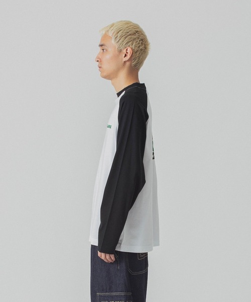 XLARGE(エクストララージ)の「SLANTED OG RAGLAN L/S TEE(Tシャツ/カットソー・メンズ・ブラウン/ネイビー/ブラック/グリーン・S/M/L/XL)」の11枚目の写真